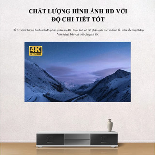 Màn Hình Máy Chiếu Phản Quang Yamazaki Dán Tường 100 - 120 Inch Giúp Máy Chiếu Sáng Thêm, Nét Hơn Gấp 5 Lần