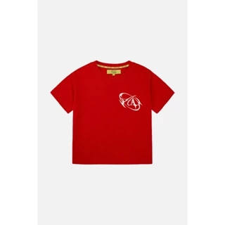 Áo Thun BOO Babytop Cotton Dáng Ngắn In Logo AA Infinitee BOOLAAB