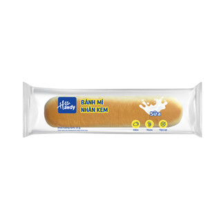 Bánh mỳ HANDY nhân kem vị đào phô mai, vị sữa thơm ngon dinh dưỡng cho bữa sáng, bữa xế túi 264g x 8 gói | Tràng An