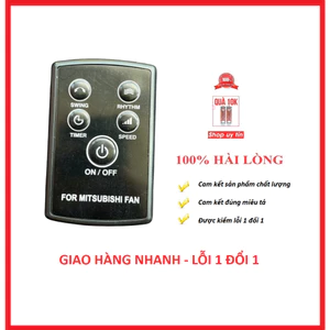 Remote điều khiển quạt Mitsubishi LV16 treo tường hàng mới - tặng kèm pin
