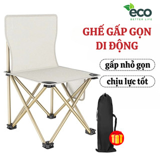 Ghế Gấp Gọn Dã Ngoại Du Lịch, Ghế Câu Cá Tựa Lưng Vải Oxford 2 Lớp Siêu Bền Tặng Túi Đựng Tiện Lợi