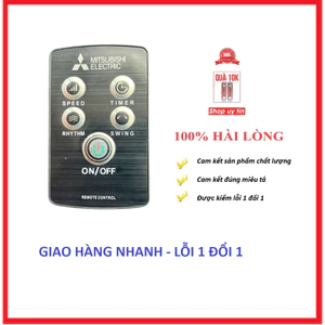 Remote điều khiển quạt mitsubishi hàng chính hãng - tặng kèm pin !