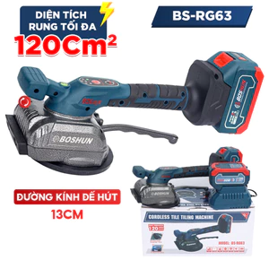 Máy Ốp Lát Gạch BS-RG63 Boshun Siêu Khỏe - Máy Lát Gạch Men - Máy Hút Gạch - Đầm Rung Hút Gạch
