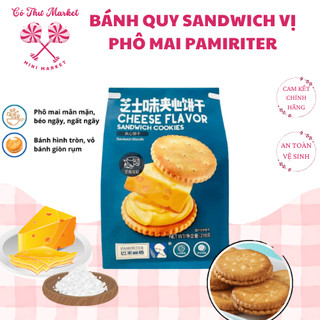 Bánh Quy Phô Mai Pamiriter Sandwich Cookies Đài Loan Vị Cheese 218g – CÔ THƯ MARKET