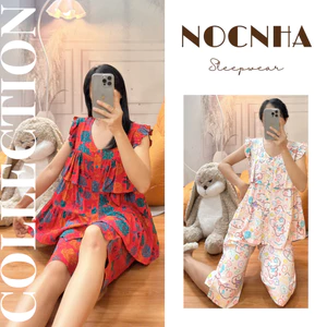 Bộ tole lanh lửng cánh tiên hàng thiết kế may kỹ 43-75kg - Nocnhasleepwear