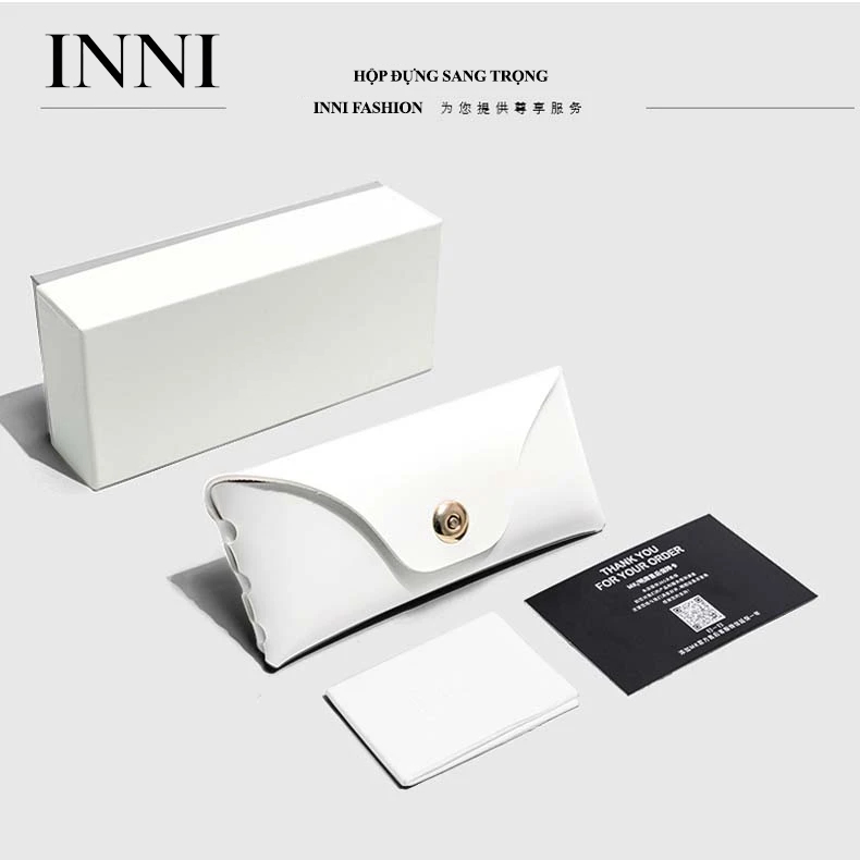 Kính Cận Mắt Mèo Unisex INNI 835 Thời Trang, Gọng Kính Nhựa Cao Cấp, Kiểu Dáng Cá Tính