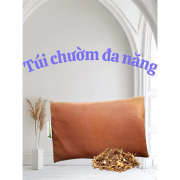 Gối chườm thảo dược chườm nóng lạnh Thiên Nhiên, giảm đau mỏi bụng lưng vai gáy thảo dược