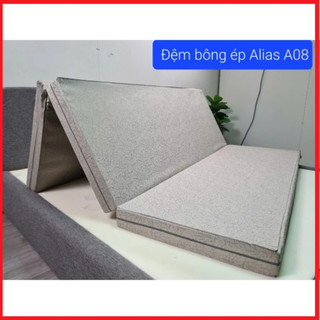 Đệm bông ép ELAN ALIAS vỏ gấm 3 mảnh,hàng chính hãng bảo hành 7 năm,chống xẹp lún,dễ gấp gọn