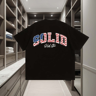 Áo thun Boxy in chữ nghệ thuật 100% cotton nguyên chất – Unisex, dáng rộng