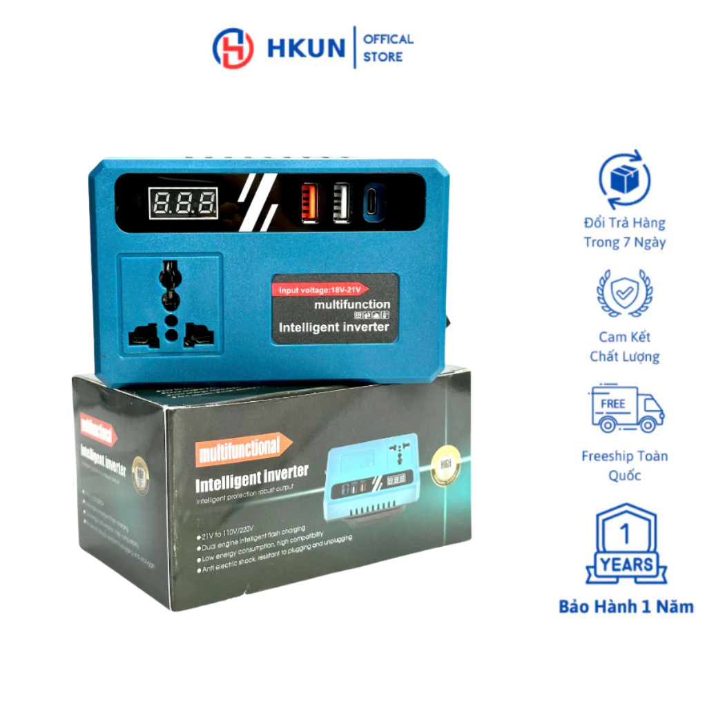 Đế Chuyển Đổi Nguồn Pin Sang Điện NEW Chuyển Từ Pin 21v Lên 110 - 220v, Chân Pin Phổ Thông 4cm