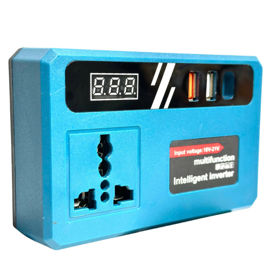 Đế Chuyển Đổi Nguồn Pin Sang Điện NEW Chuyển Từ Pin 21v Lên 110 - 220v, Chân Pin Phổ Thông 4cm