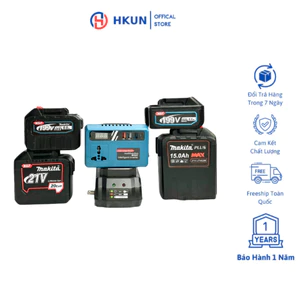 Đế Chuyển Đổi Nguồn Điện NEW Chuyển Từ Pin 21v Lên 110 - 220v, Chân Pin Phổ Thông 4cm