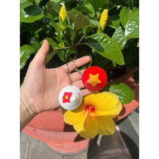 Móc khóa nón cờ đỏ sao vàng Việt Nam