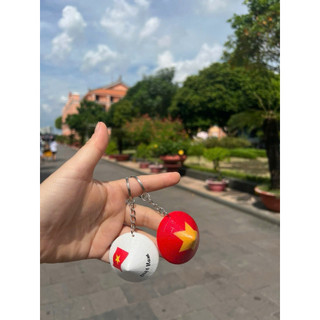 Móc khóa nón cờ đỏ sao vàng Việt Nam
