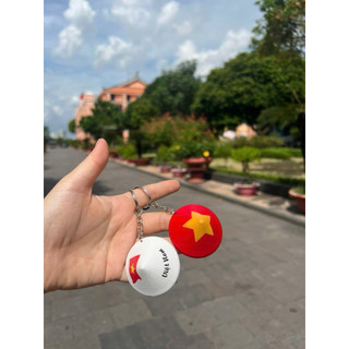 Móc khóa nón cờ đỏ sao vàng Việt Nam