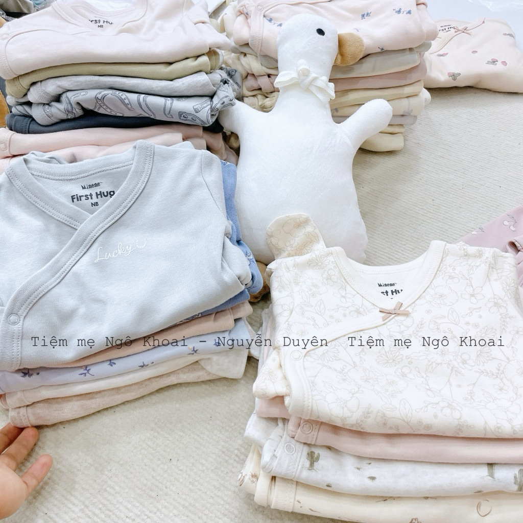 [MD104] Minene Set bộ áo body suit dài tay kèm quần dài cho bé yêu