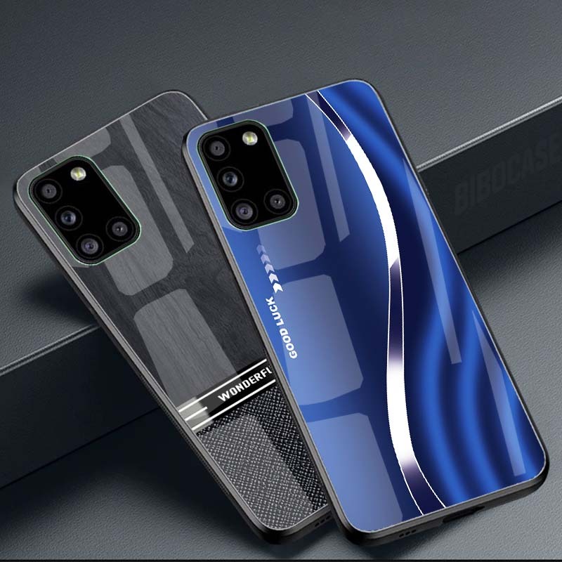 Ốp Lưng SAMSUNG M51, A31, A51, A71 mặt kính cường lực cao cấp, hàng new