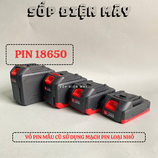 Vỏ pin Makita 18V 21V 5S - 2P 3P sạc adapter 5 - 10 - 15 - 20 cell có chống sốc vỡ, có báo pin, có tem