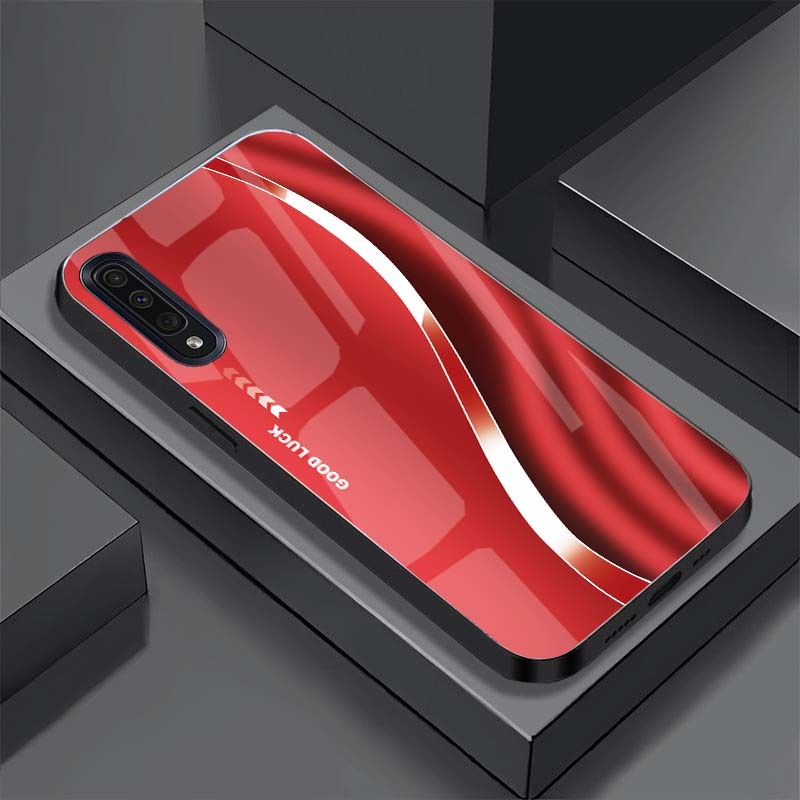 Ốp Lưng SAMSUNG A30S, A50, A50S, A70, A7 2018 mặt kính cường lực cao cấp, hàng new