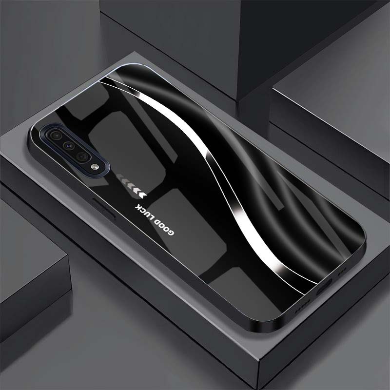 Ốp Lưng SAMSUNG A30S, A50, A50S, A70, A7 2018 mặt kính cường lực cao cấp, hàng new