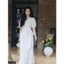 Váy thô trơn Trắng-Tím- Xanh A2339