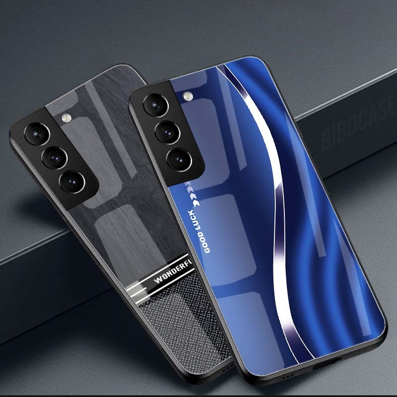 Ốp Lưng SAMSUNG S21, S21 PLUS, S21 FE mặt kính cường lực cao cấp, hàng new