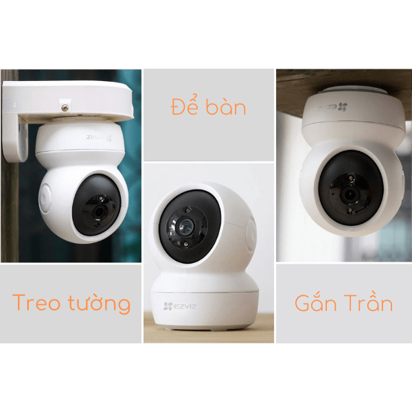 Camera wifi EZVIZ C6N 2mp, hàng lướt, đã qua sử dụng, hình thức còn mới trắng và đầy đủ chức năng | BigBuy360 - bigbuy360.vn
