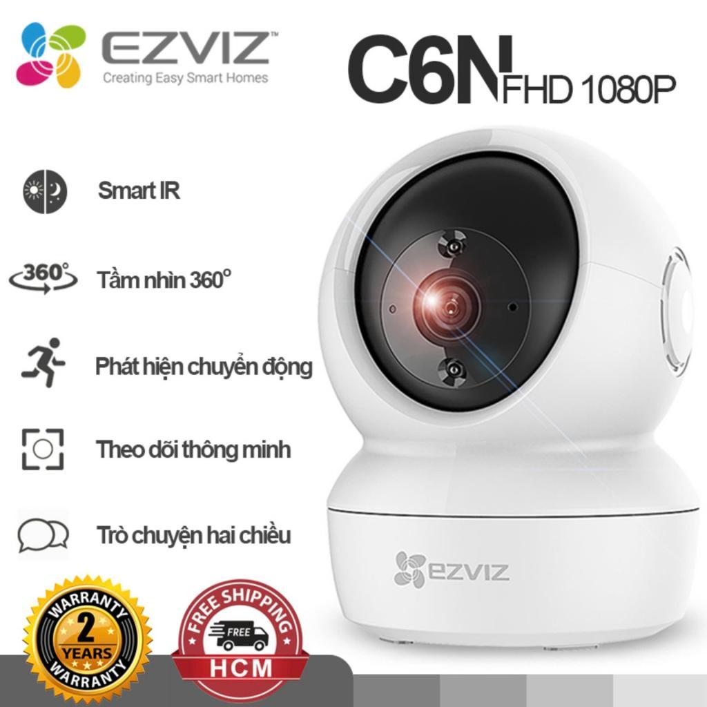 Camera wifi EZVIZ C6N 2mp, hàng lướt, đã qua sử dụng, hình thức còn mới trắng và đầy đủ chức năng | BigBuy360 - bigbuy360.vn