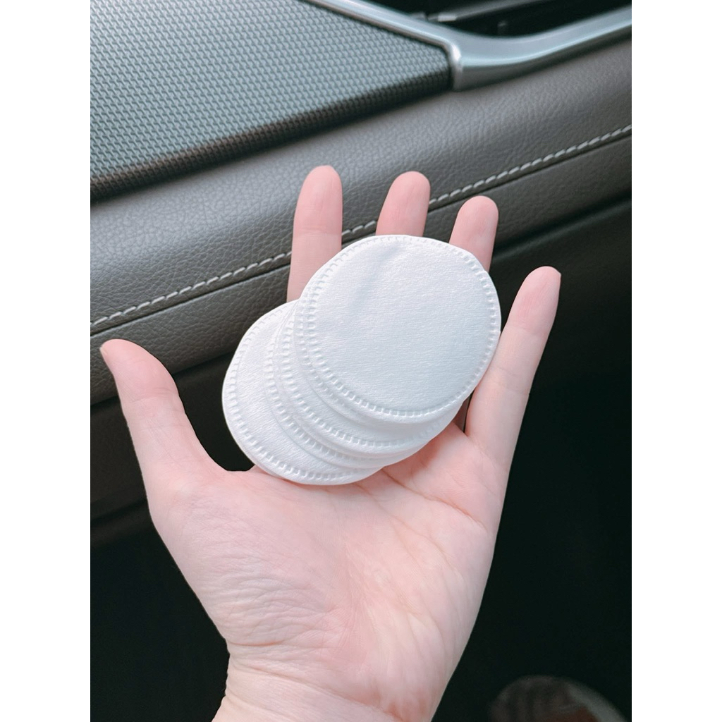 Bông tẩy trang senademar 100% sợi cotton tự nhên túi 225 miếng, thấm hút tốt,không bai xù