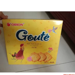 Combo 2 hộp Goute Bánh mè giòn tan 288gr - 8 gói