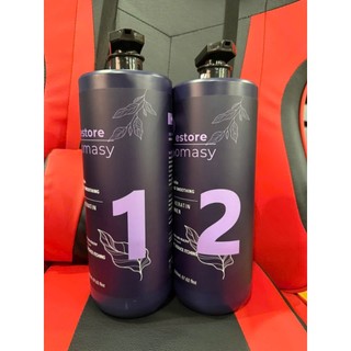 Romasy Bộ Gội Xả Collagen Keratin 2000ml - Mái Tóc Mềm Mượt Chuẩn Spa MP Hà Duy