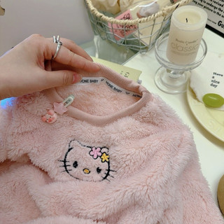 Bộ đồ ngủ nỉ bông ấm áp cho bé trai và bé gái