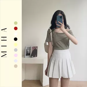 XẢ HÀNG GIÁ GỐC Áo thun tăm lệch vai Miha Studio