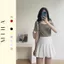 XẢ HÀNG GIÁ GỐC Áo thun tăm lệch vai Miha Studio