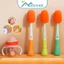 Bộ Cọ Rửa Bình Sữa, Ly Cốc, Chai Lọ 3 Trong 1 Tiện Lợi, Cọ Kèm Mút Xốp Tạo Bọt Làm Sạch Nhanh