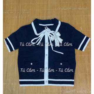 ÁO LEN CỔ BẺ EVIE TOP TÍ NGOAN