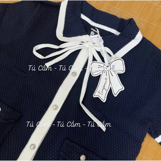ÁO LEN CỔ BẺ EVIE TOP TÍ NGOAN