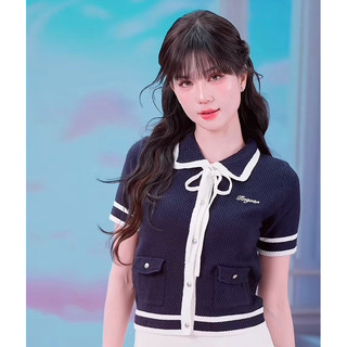ÁO LEN CỔ BẺ EVIE TOP TÍ NGOAN