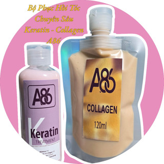 Bộ Phục Hồi Tóc Chuyên Sâu Keratin + Collagen A86 120ml Dùng Tại Nhà