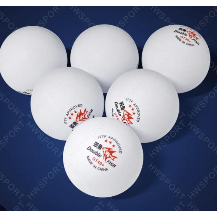 Bóng thi đấu song ngư GT 40+ (double fish GT40+) hộp 6 quả