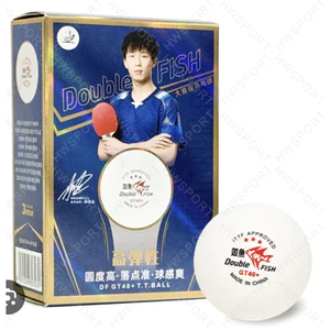 Bóng thi đấu song ngư GT 40+ (double fish GT40+) hộp 6 quả