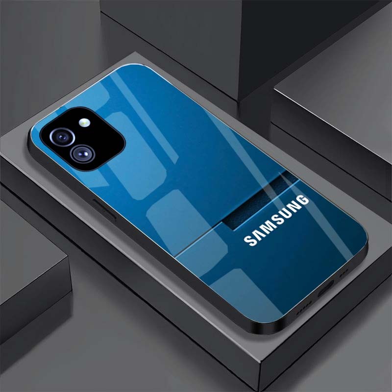 Ốp Lưng SAMSUNG GALAXY A03 mặt kính cường lực cao cấp, hàng new