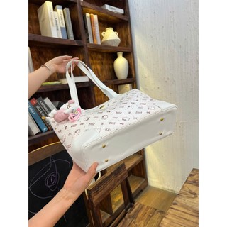 Hello Kitty - Túi xách nữ công sở A-40, Tote da phong cách Hàn Quốc, Tặng móc khóa, Thiết kế dễ thương cho học tập TT01