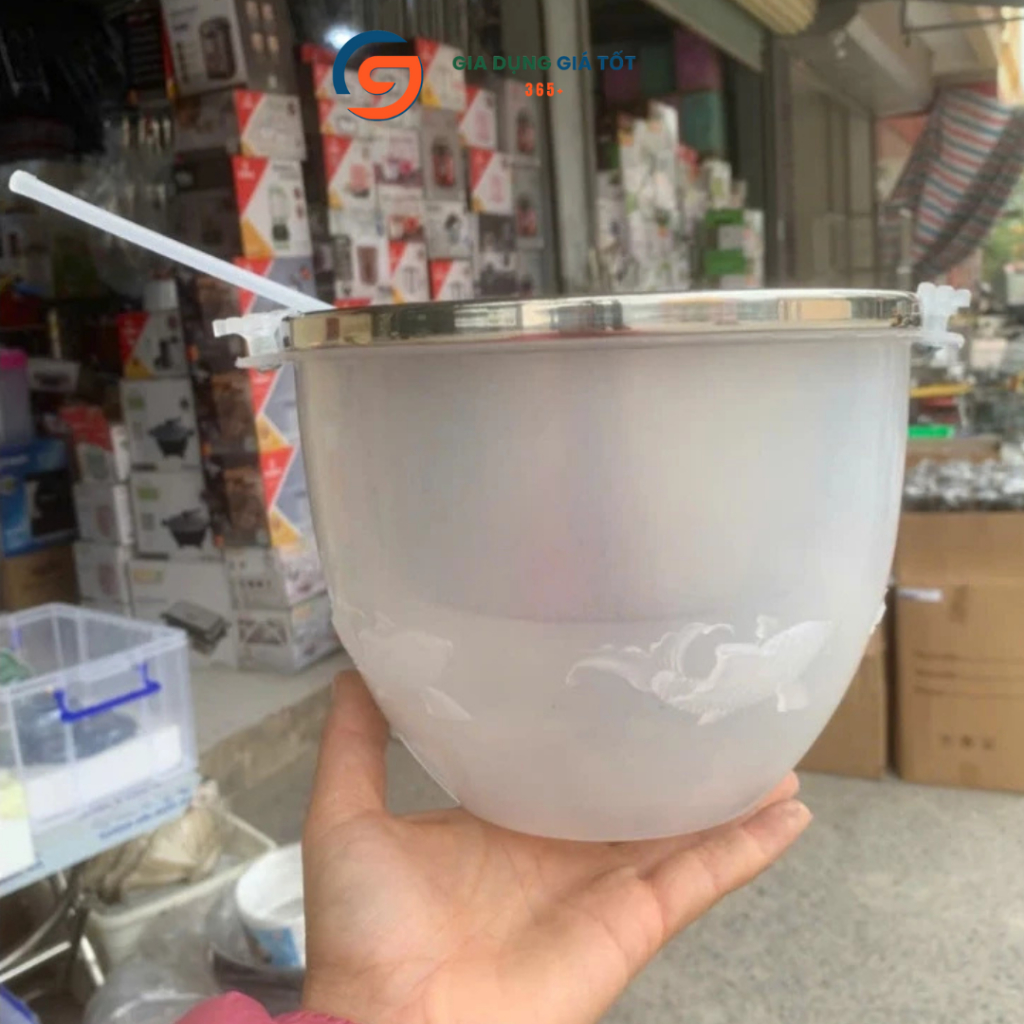 Bộ bát ướp lạnh rượu inox cao cấp tặng kèm gáo múc giữ lạnh rượu và nước trái cây