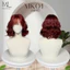 MK01_Tóc giả dệt kim xoăn hippie ngang vai 25cm [Kèm combo phụ kiện]