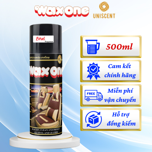 Xịt Bóng WAX ONE/ Xịt Bóng Xe Máy/Xịt Bóng Nội Thất/ Xịt bóng Da/ Xịt Bóng Gỗ-500ml-Made In Thailand
