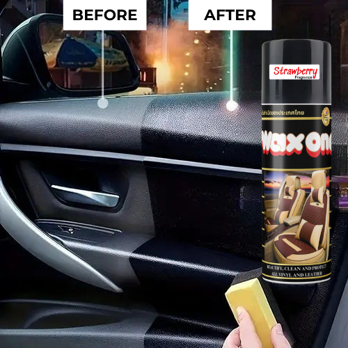 COMBO 3 CHAI Xịt Bóng WAX ONE- 500ml-Chính Hãng Thái-Xịt Bóng Dưỡng Da,Gỗ, Nhựa Nội Thất ÔTô,Xe Máy