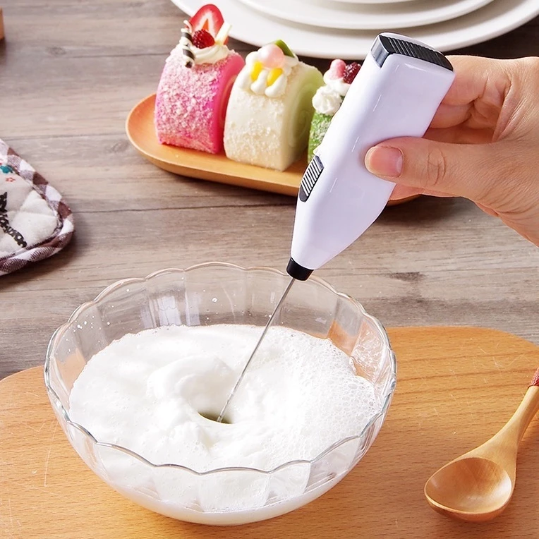 Máy Đánh Trứng Mini Cầm Tay Khuấy Pha Cafe Tạo Bọt Mới Nhất Sử Dụng Pin Tiện Lợi Trong Nhà Bếp 88065 HOÀNG XUÂN VP88