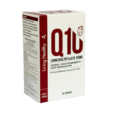[QUÀ TẶNG] Viên uống là sản phẩm hỗ trợ tim mạch và tăng cường sức khỏe Living Healthy CoQ10 150mg (LỌ 60V)