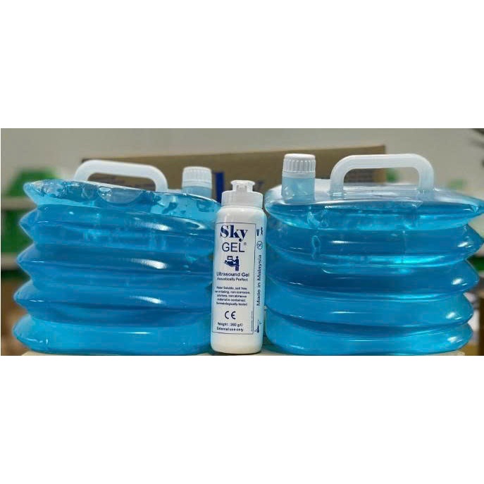Bình 5 lít gel siêu âm, gel lạnh, gel SKY.